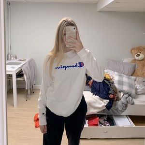 White Champion Long Sleeve